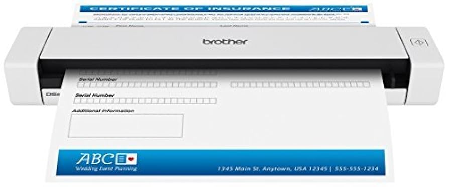 Amazon.com: Brother Mobile Color Page Scanner, DS-620, Fast
